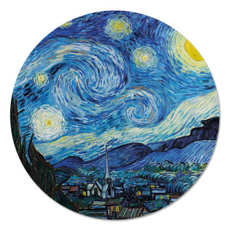 Muurcirkel Sterrennacht - van Gogh