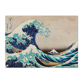 Tuinposter De grote golf - Katsushika Hokusai