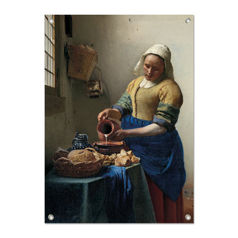 Tuinposter Het Melkmeisje - Vermeer