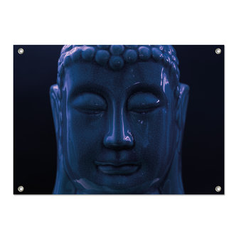 Tuinposter Blauwe Boeddha - PB