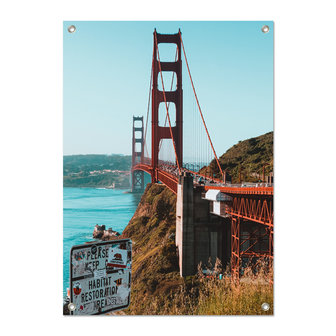 Tuinposter Golden Gate Bridge - PB