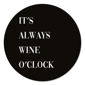 Muurcirkel - Wine O&#039;clock