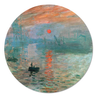 Muurcirkel Zonsopgang  - Claude Monet