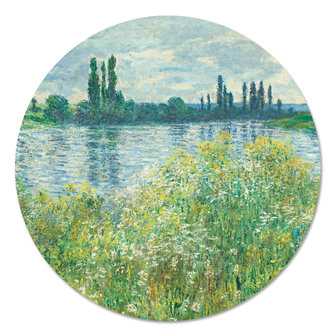 Muurcirkel Oevers van de Seine - Claude Monet