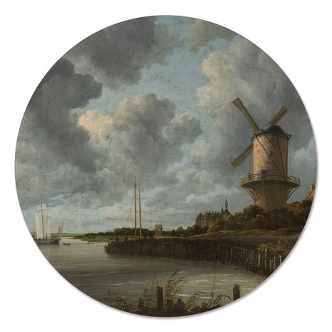 Muurcirkel De Molen bij Wijk bij Duurstede - Jacob van Ruisdael