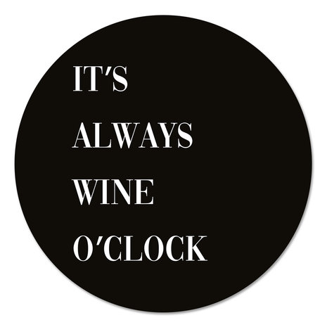 Muurcirkel - Wine O'clock