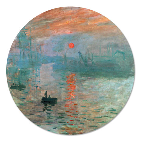 Muurcirkel Zonsopgang  - Claude Monet