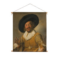 Textielposter De Vrolijke Drinker - Frans Hals