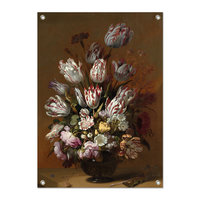 Tuinposter Stilleven met bloemen - Hans Bollongier
