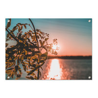 Tuinposter Ondergaande zon - PB