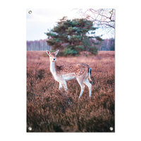 Tuinposter Hert bij een boom - PB