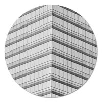 Muurcirkel - Wolkenkrabber Chicago Zwart Wit PB