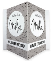 Geboortebord - Mila
